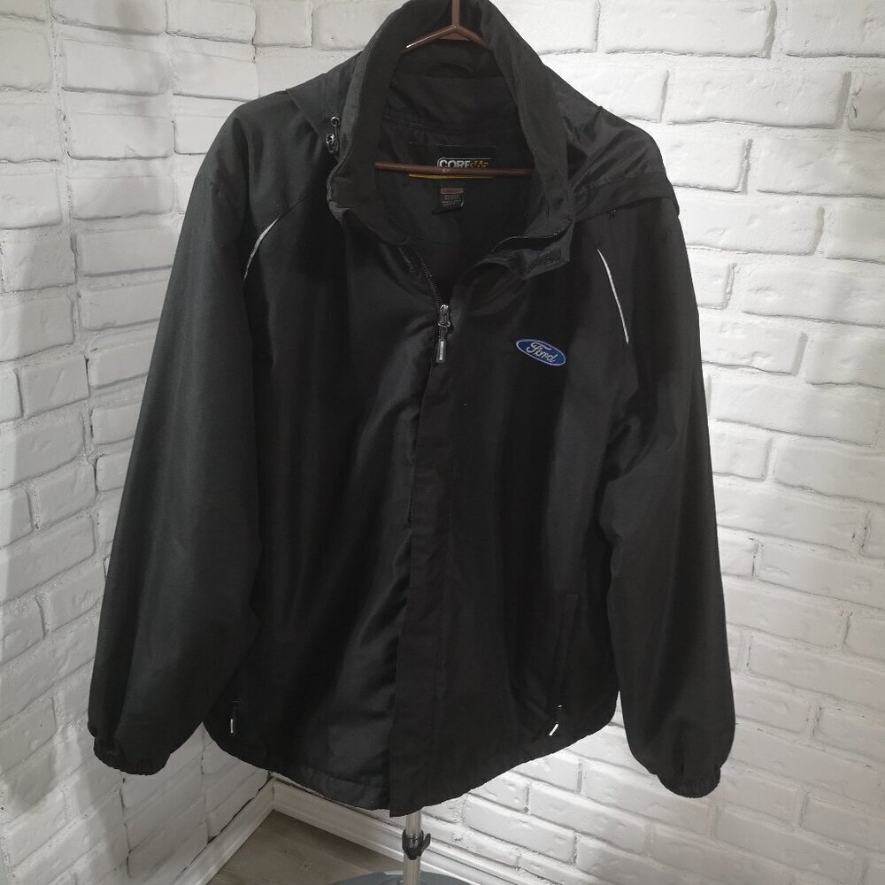 Core 365 by North End Warm Logik Men's Size XL Black Packable Hood Jacket